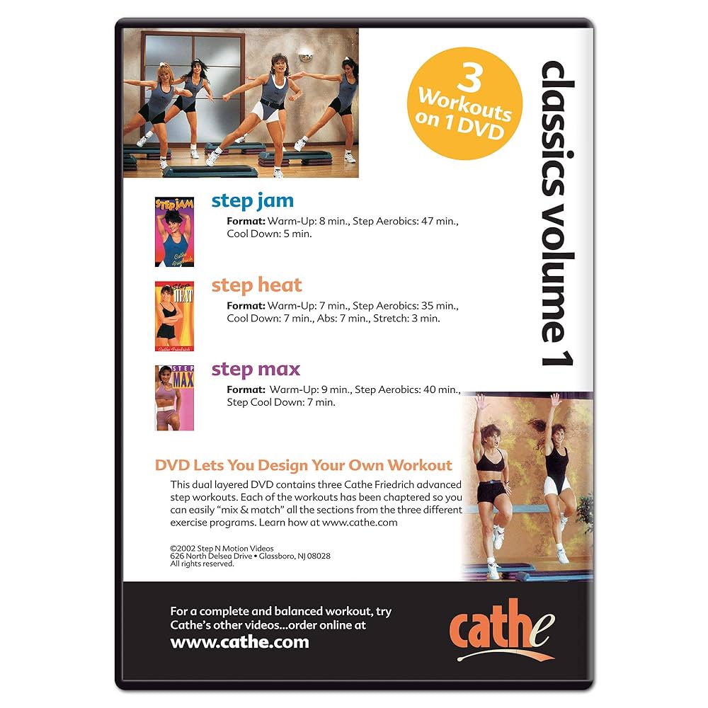 (未使用･未開封品)Step Aerobic Fatburner Workout [DVD] Jennifer Hößler: Die große Fatburner Step Box / 3 DVDs / 3